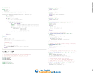 C stanford university acm team notebook | PDF