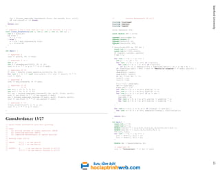 C stanford university acm team notebook | PDF