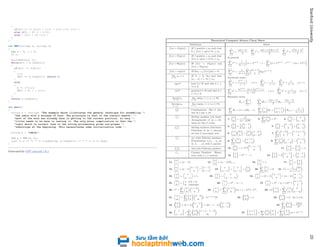C stanford university acm team notebook | PDF