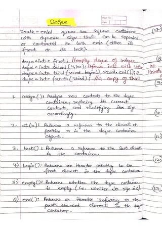 C++ STL(Standard Tempplate Library) Handwritten notes.pdf