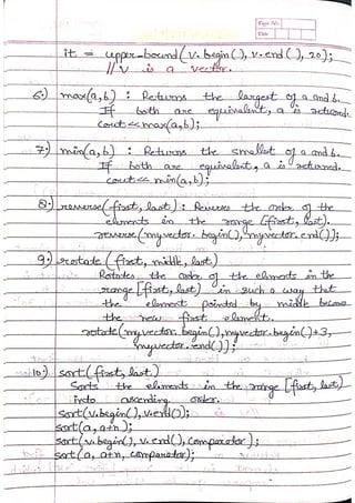 C++ STL(Standard Tempplate Library) Handwritten notes.pdf