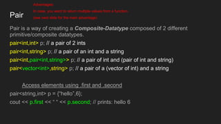 C++ STL (quickest way to learn, even for absolute beginners).pptx