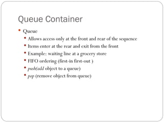 C++ STL standard template librairy in OOPs.ppt