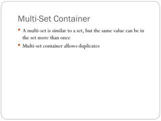 C++ STL standard template librairy in OOPs.ppt
