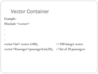 C++ STL standard template librairy in OOPs.ppt