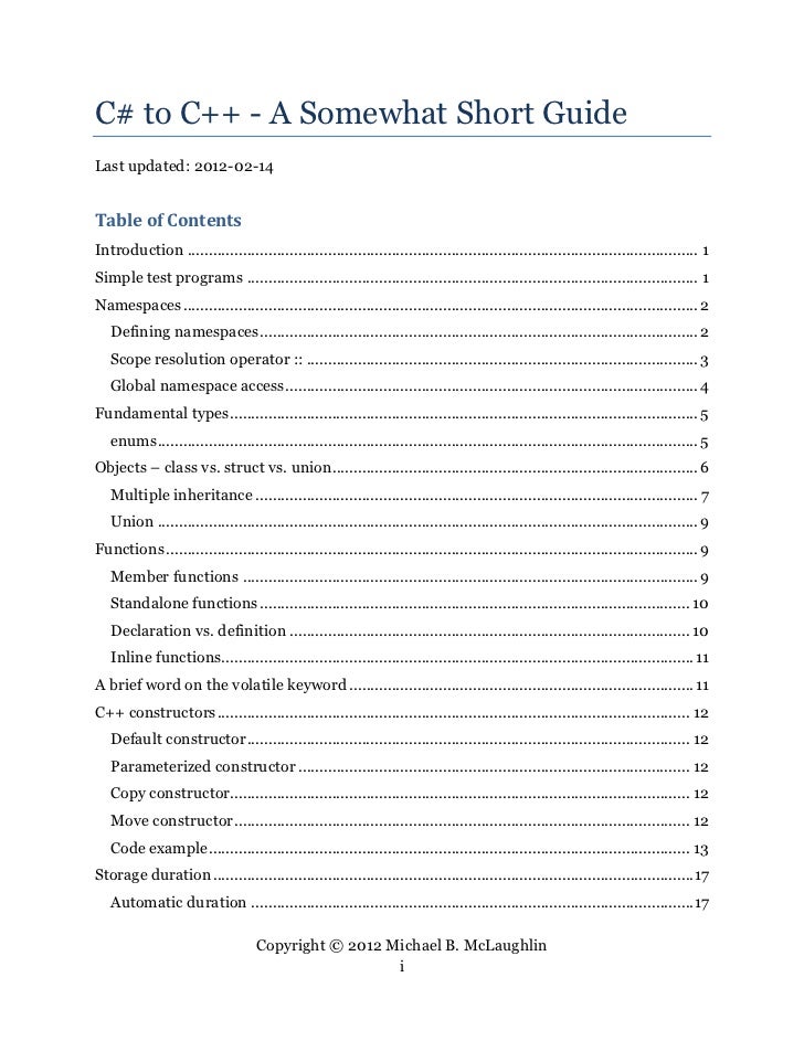 Cs Tocpp A Somewhatshortguide Cs Tocpp A Somewhatshortguide