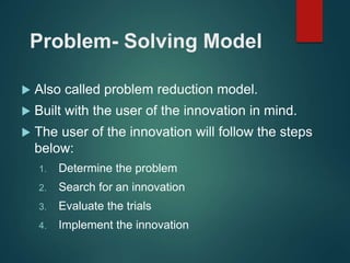 Problem Vs Innovation Curriculum Change and Innovation | PPTX