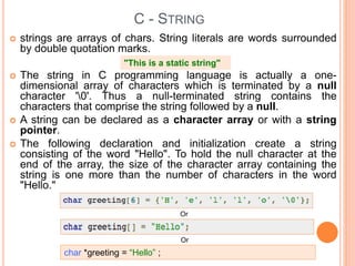 C string | PPT