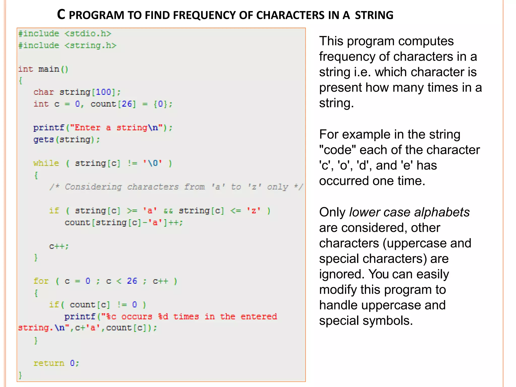 string in C | PPT