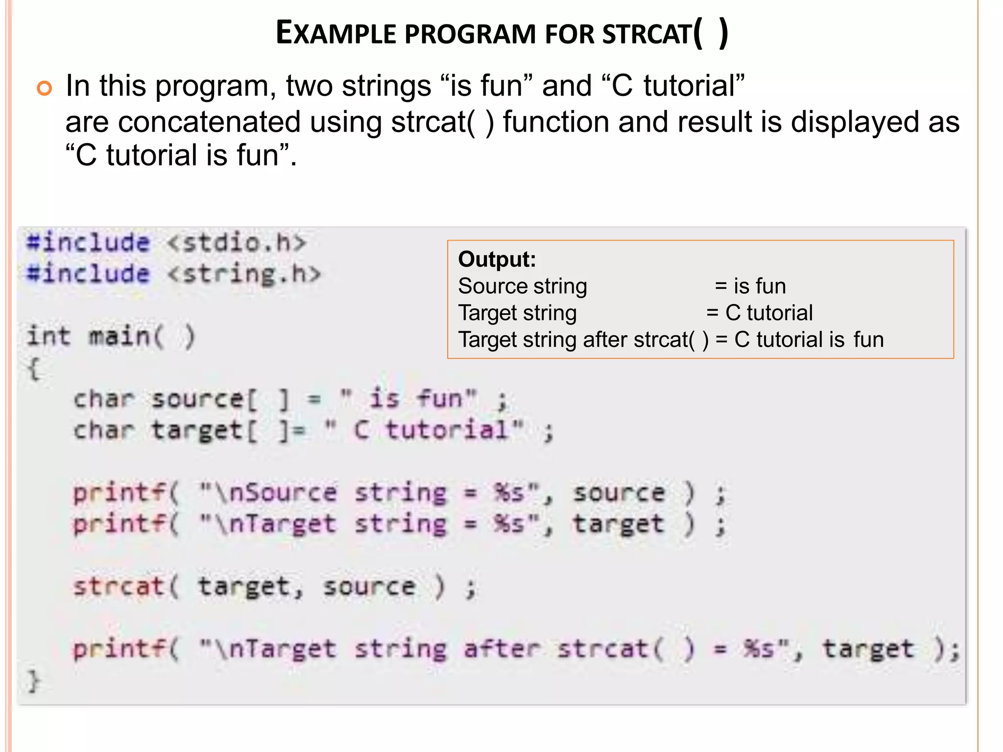 string in C | PPT
