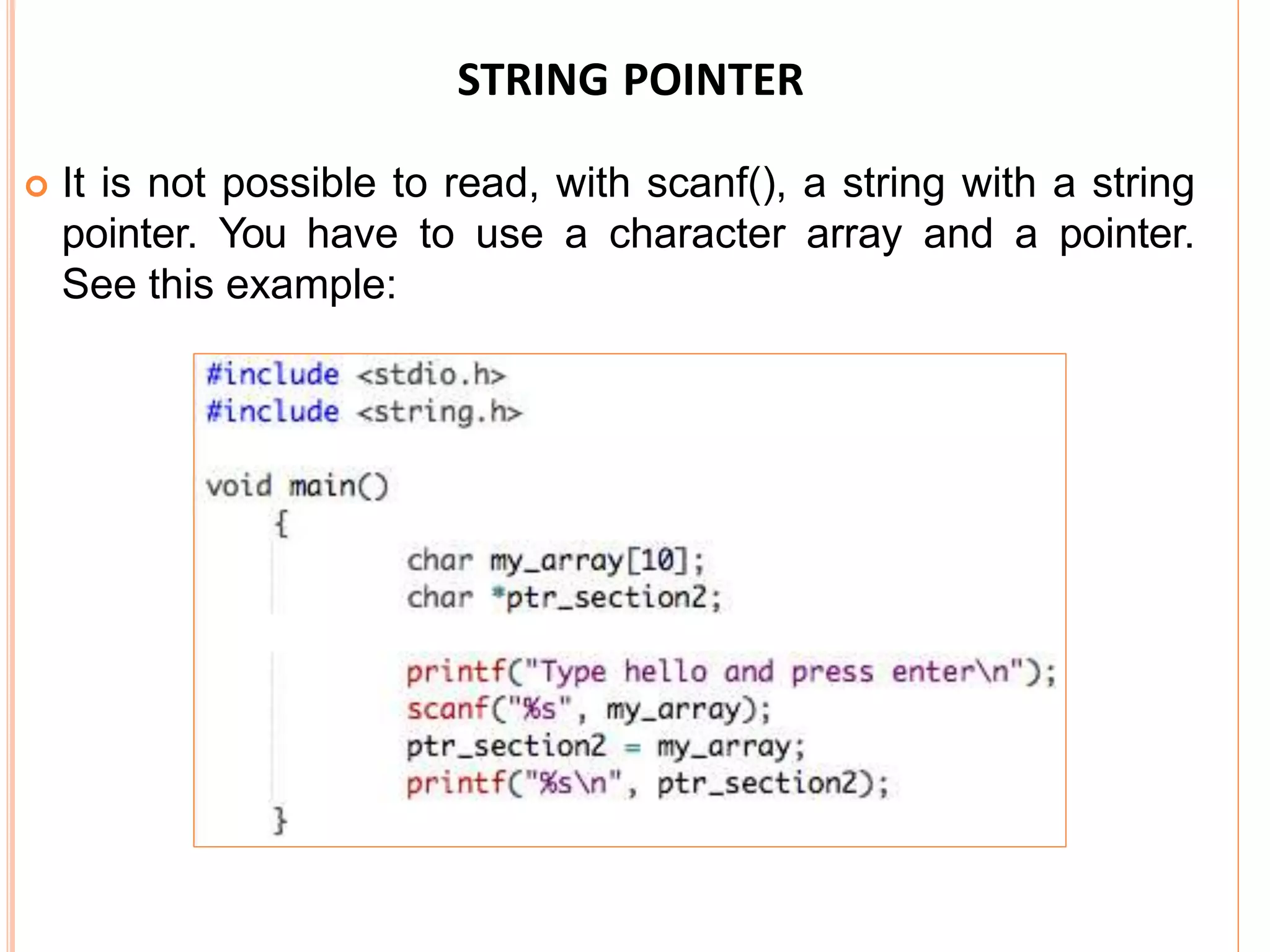 string in C | PPT