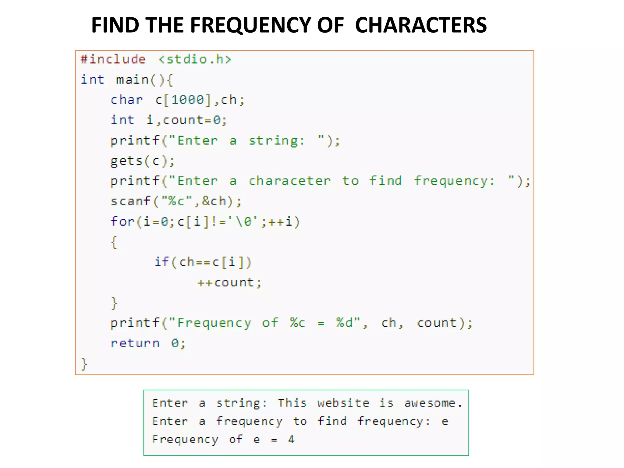 string in C | PPTX | Programming Languages | Computing
