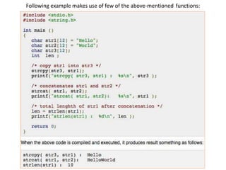 string in C | PPT
