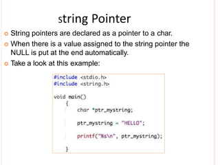 string in C | PPT