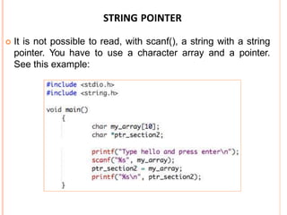 string in C | PPT
