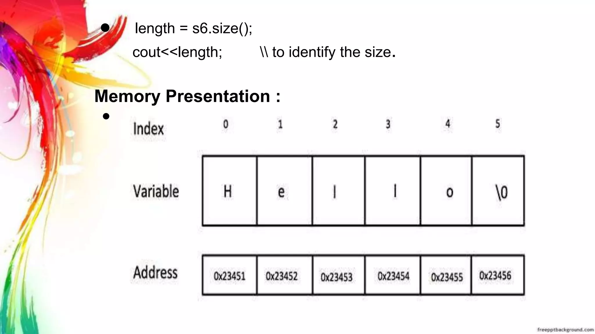 C++ string | PPT