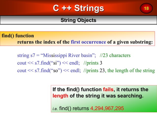 C++ Strings.ppt