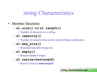 C++ Strings.ppt