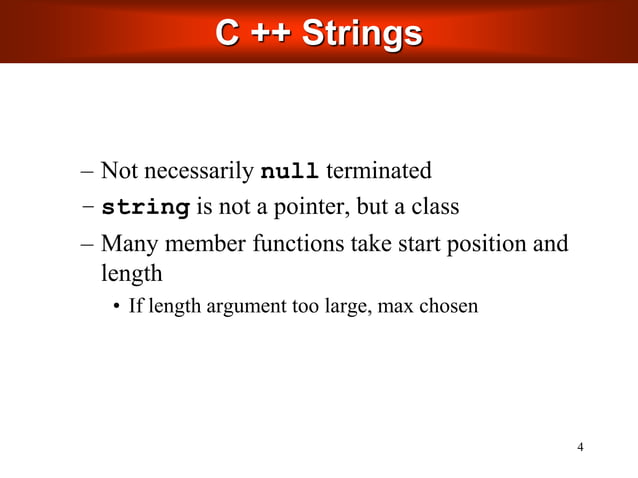 C++ Strings.ppt