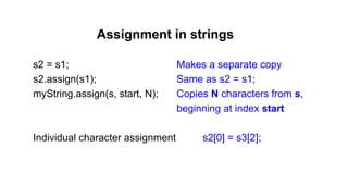 C Strings oops with c++ ppt or pdf can be done.pdf