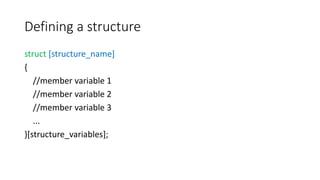C structures | PPT