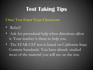 Cst test taking strategies (math) | PPT