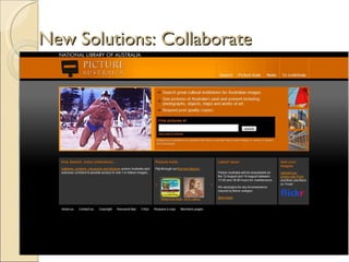 New Solutions: Collaborate
 