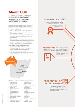 Charles Sturt University Csu brochure16 | PDF
