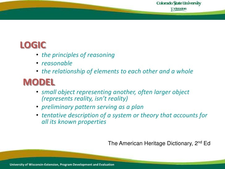 CSU Extension, Engagement and the Logic model