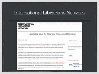 International Librarians Network

 