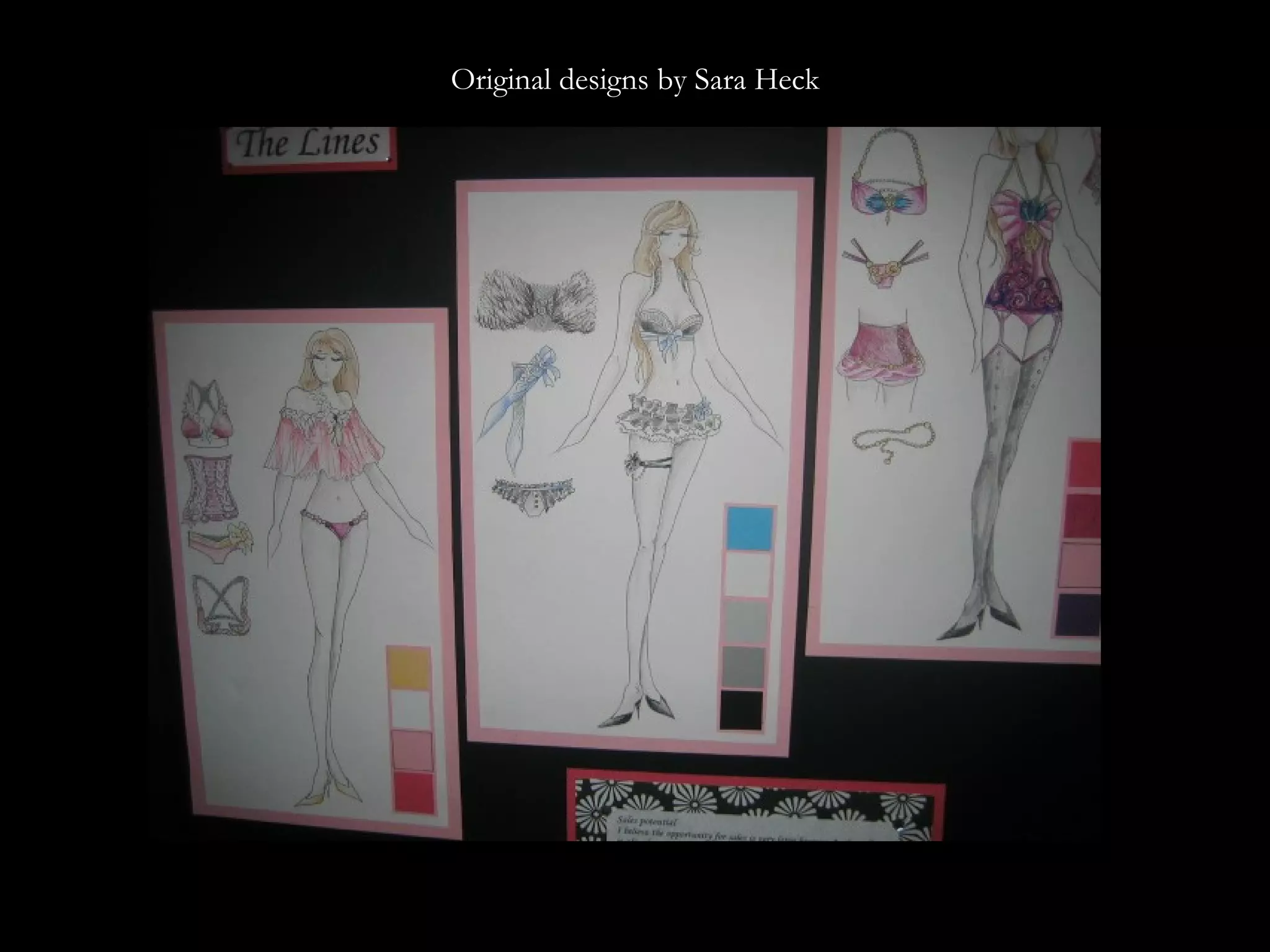 Original designs by Sara Heck