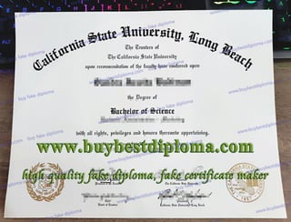 CSU Long Beach diploma PDF