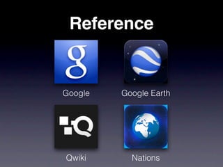 Reference


Google   Google Earth




Qwiki      Nations
 