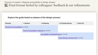 Collaborating with UX to Embed Accessibility in Design Workflows | PPTX