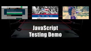 JavaScript
Testing Demo
 