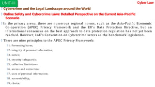 CYBER SECURITY :Cyber Law – The Legal Perspectives | PPTX