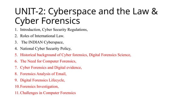 introduction to cyber forensics, digital | PPT