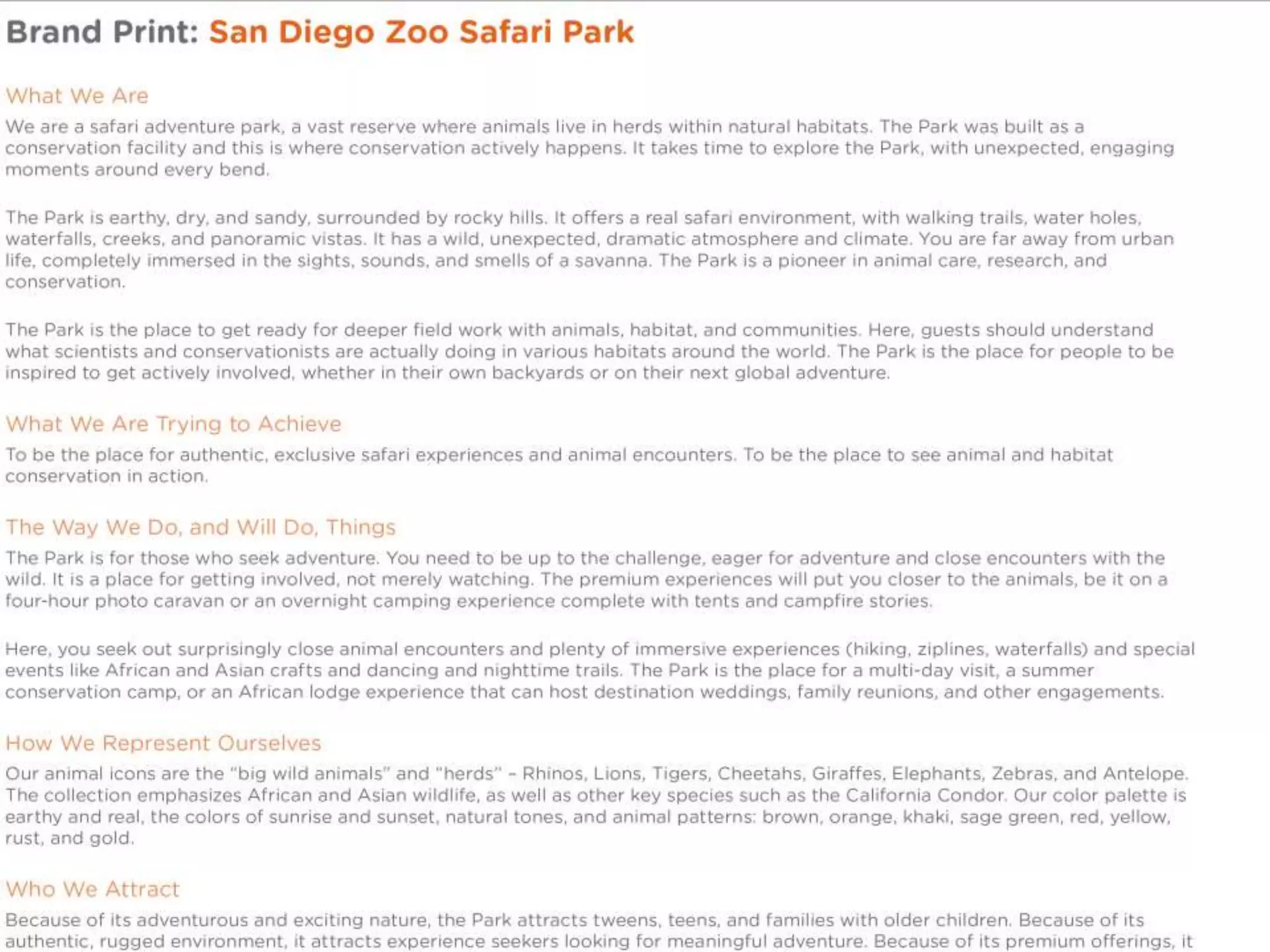 Mike Warburton 
Brand Manager San Diego Zoo Global 
 
