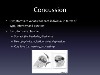 Concussion Er Concussion Protocol | PPTX