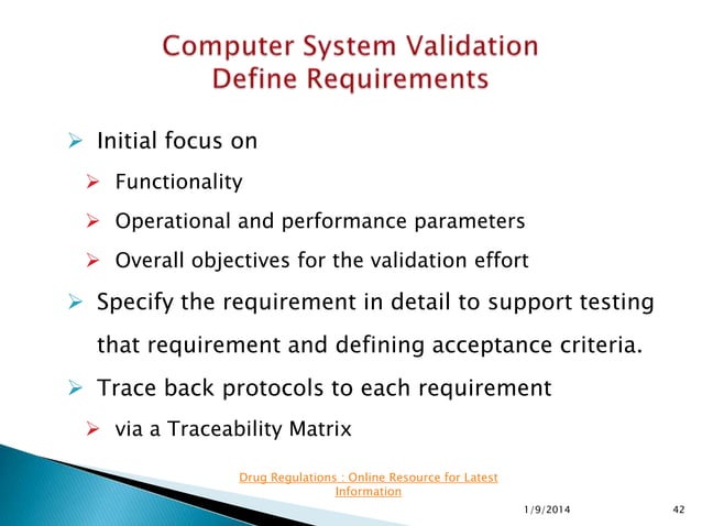 Computer System Validation | PPTX | Pharmaceutical Industry | Industries