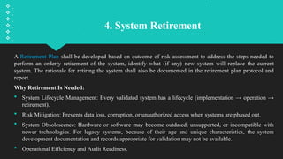 Computer Retirement Flowchart Computerized system validation in pharmaceutical industry | PPTX
