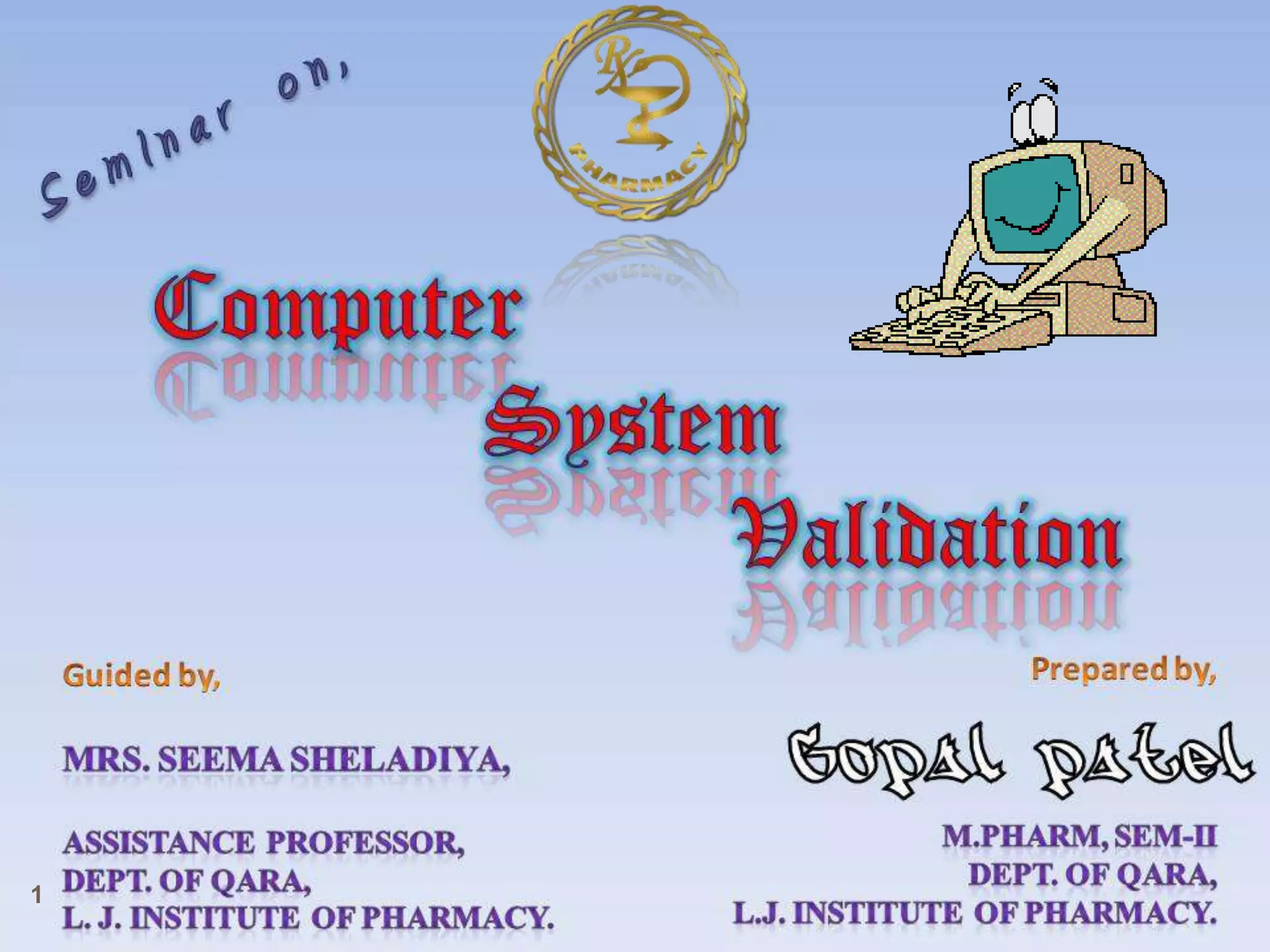 computer system validation PPT