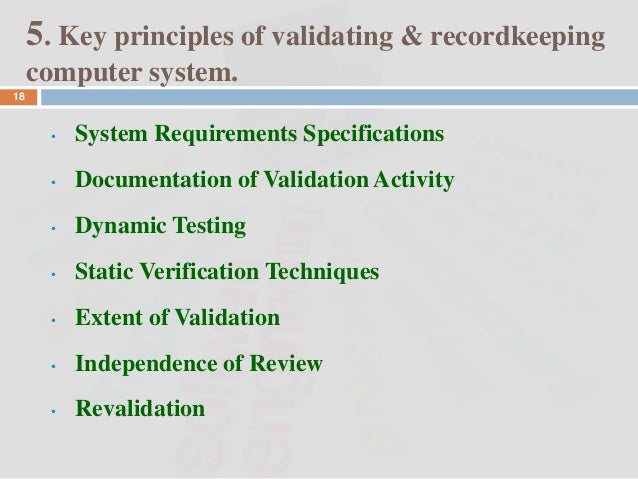 computer system validation