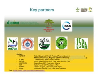 Climate-Smart Village approach in West Africa