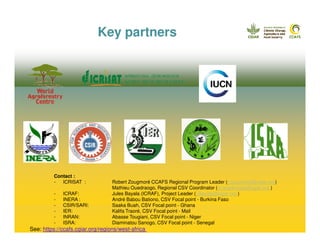 Climate-Smart Village approach in West Africa