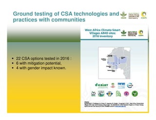 Climate-Smart Village approach in West Africa