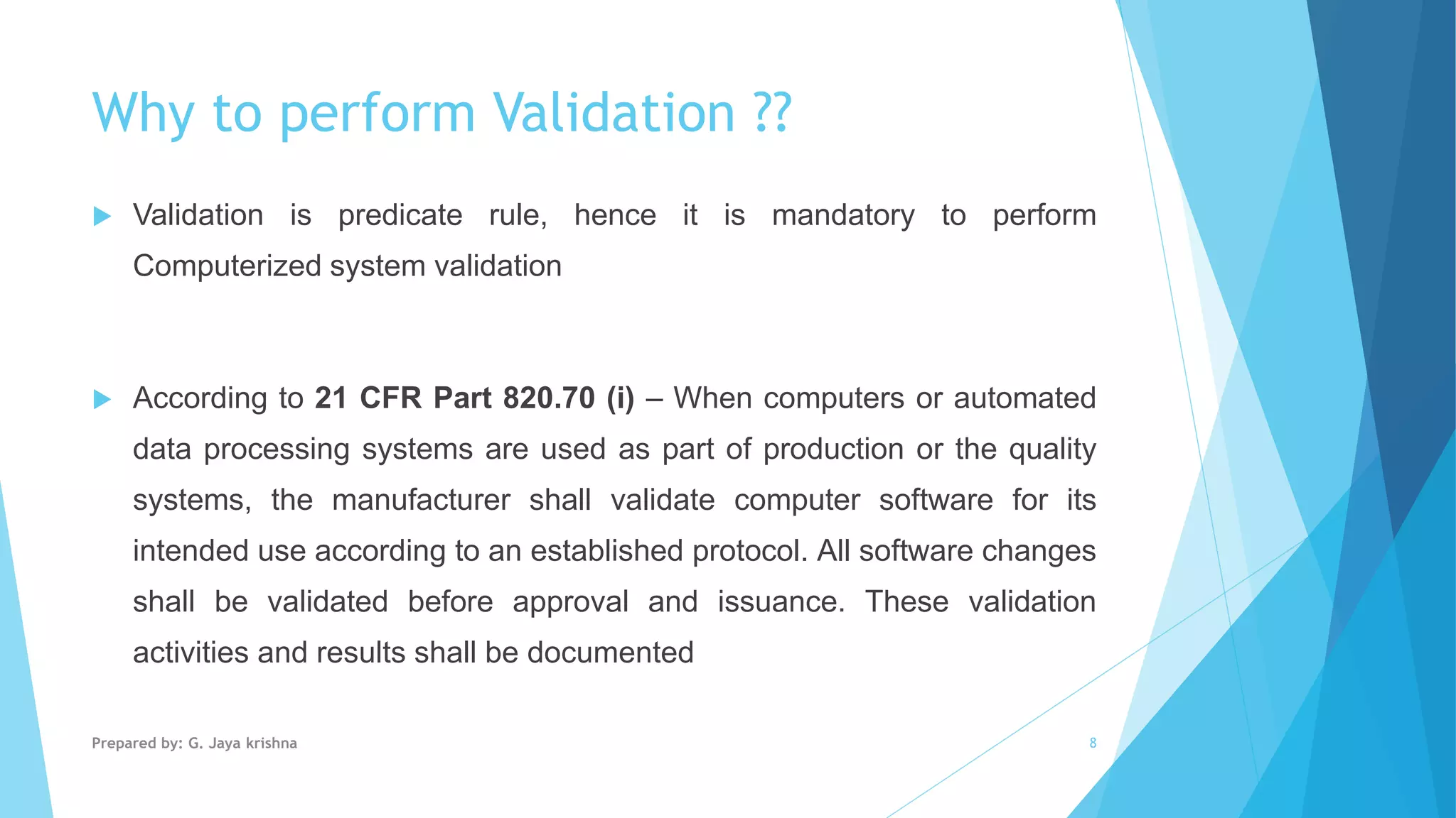 CSV - Computer System Validation | PDF