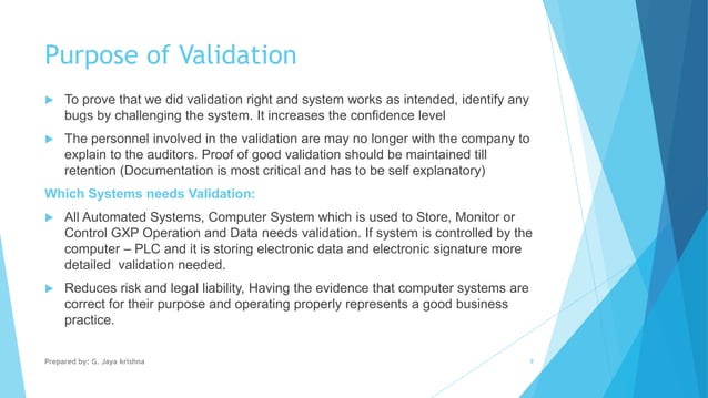 CSV - Computer System Validation