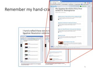 Remember my hand-craOed stories?
75	
 