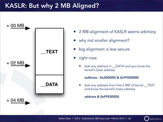 KASLR: But why 2 MB Aligned?



                             • 2 MB alignment of KASLR seems arbitrary
                   ...